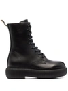 Lanvin Lace-up Ankle Boots In Black