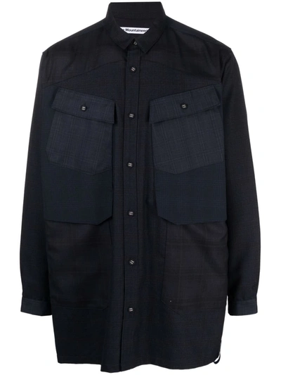 White Mountaineering Oversized Shirt Jacket In White