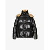 Moncler Parana Logo-appliquéd Quilted Shell Hooded Down Jacket In Black
