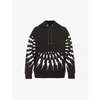 Neil Barrett Printed French Cotton-blend Terry Hoodie