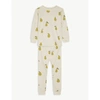 Sleepy Doe Kids' Classic Long-sleeve Organic-cotton Pyjama Set 1-9 Years In Pear