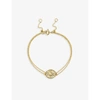 THE ALKEMISTRY THE ALKEMISTRY WOMEN'S 18CT YELLOW GOLD 18CT YELLOW GOLD AND 0.06CT WHITE DIAMOND CHARM BRACELET,49211802