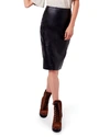 As By Df Women's Port Elizabeth Recycled Leather Skirt In Black