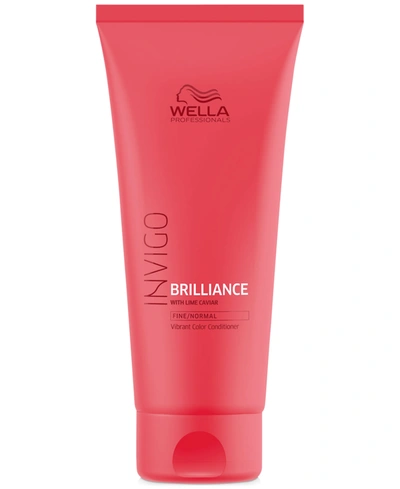 Wella Invigo Brilliance Vibrant Color Conditioner For Fine To Normal Hair, 8.4-oz, From Purebeauty Salon &