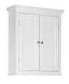 ELEGANT HOME FASHIONS SLONE WALL CABINET 2 SHUTTER DOORS