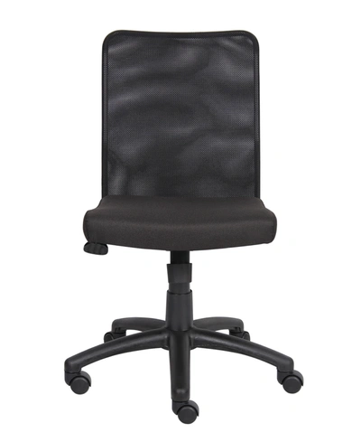Boss Office Products Budget Mesh Task Chair In Black