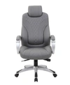 Boss Office Products Hinged Arm Executive Chair With Synchro-tilt