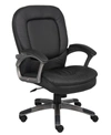 BOSS OFFICE PRODUCTS EXECUTIVE PILLOW TOP MID BACK CHAIR