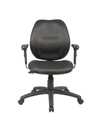 BOSS OFFICE PRODUCTS MID-BACK TASK CHAIR WITH ADJUSTABLE ARMS
