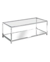 FURNITURE OF AMERICA JASK 1-SHELF COFFEE TABLE