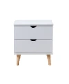 FURNITURE OF AMERICA MASSENBURG II MODERN 2-DRAWER NIGHTSTAND