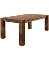 FURNITURE OF AMERICA FURNITURE OF AMERICA YUKAIAH SOLID WOOD DINING TABLE