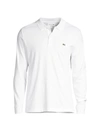 Lacoste Long-sleeve Polo Shirt In White