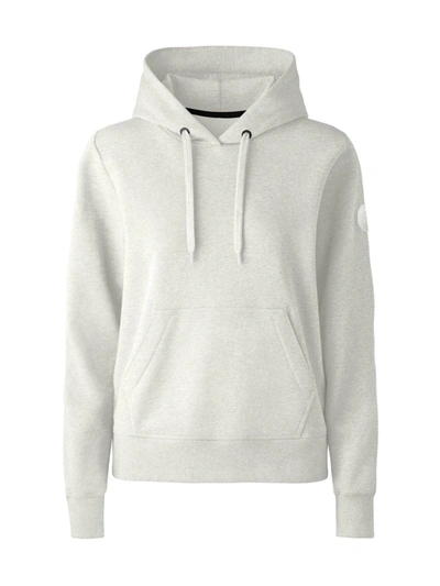 Canada Goose Men's Huron Hoodie Sweatshirt In North Star White