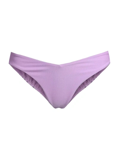 Beach Riot Vanessa Bikini Bottom In Lavender
