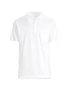 B Draddy Liam Solid Polo Shirt In White