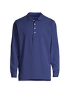 B Draddy Jack Long-sleeve Polo Shirt In Regal