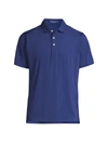 B Draddy Ryan Solid Sport Polo Shirt In Regal