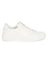 Balmain Logo-embossed Leather Sneakers In Multi