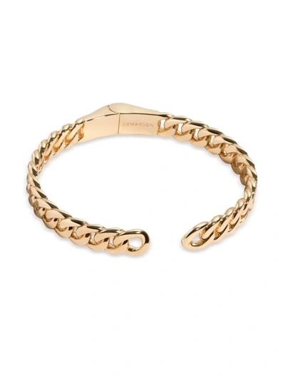 Demarson Stella 12k Gold-plated Curb Chain Cuff