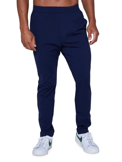 Fourlaps Equip Slim-fit Lounge Trousers In Blue