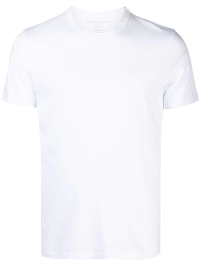 Majestic Filatures Man T-shirt Ivory Size M Cotton In White