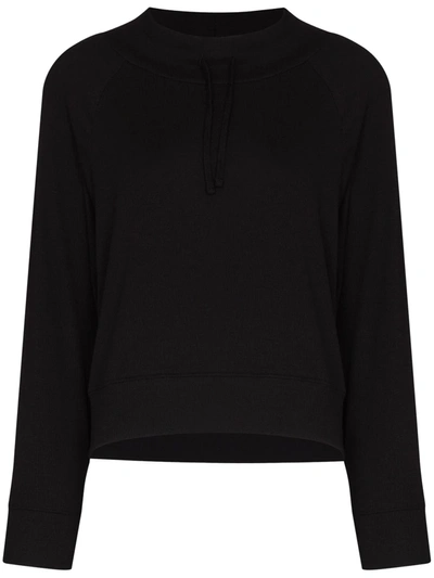 Skin Nilou Drawstring Sweatshirt In Black