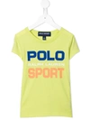 Polo Ralph Lauren Logo-print Short-sleeved T-shirt In Green