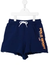 Polo Ralph Lauren Polo Sport Frayed Shorts In Blue