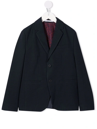 Bosswear Kids' Single-breasted Suit Jacket In Blue