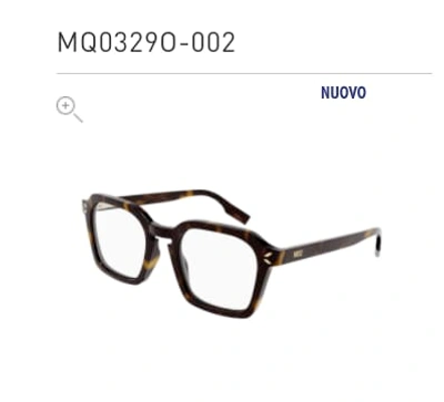 Alexander Mcqueen Mq0327o Havana Glasses