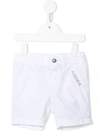 AIGNER LOGO-EMBROIDERED COTTON SHORTS