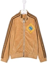 Gcds Logo Print Jacket In Neutrals