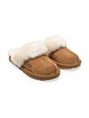 Ugg Girls' Cozy Ii Suede & Shearling Slippers - Big Kid In Brown