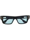 Dita Eyewear Rectangular-frame Sunglasses In Black