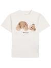 PALM ANGELS BEAR TEE S/S,PBAA001F21JE.R001 0160 WHITE BROW