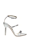 SOPHIA WEBSTER ROSALIND STAR SANDALS,SAW21018 SILVERNAPPA