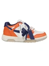 OFF-WHITE OUT OF OFFICE SNEAKERS,OWIA259F21LEA001 0120 WHITE ORANGE