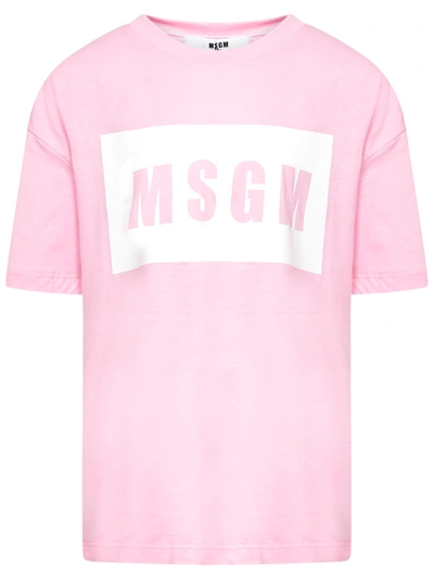 Msgm Kids' T-shirt In Pink