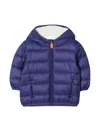 Save The Duck Blue Lightweight Jacket Unisex Kids In Blu