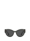 VERSACE VERSACE VE2234 TRANSPARENT DARK GREY SUNGLASSES,VE2234 100287