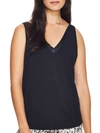Bare Necessities Rise And Shine Satin And Jersey Tank In Black