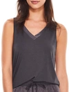 Bare Necessities Rise And Shine Satin And Jersey Tank In Periscope