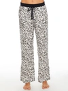 Bare Necessities Rise And Shine Satin Pants In Soft Leopard
