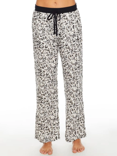 Bare Necessities Rise And Shine Satin Pants In Soft Leopard