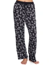 Bare Necessities Rise And Shine Satin Pants In Wild Flower
