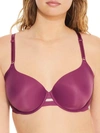 Warner's No Side Effects Underwire Bra In Amaranth