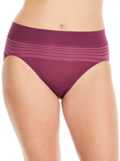 Warner's No Pinching. No Problems. Hi-cut Brief In Amaranth