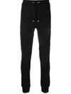 Balmain Black Cotton Jogging Pants