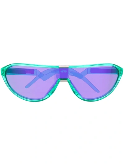 Oakley Goggle-style Sunglasses In 绿色